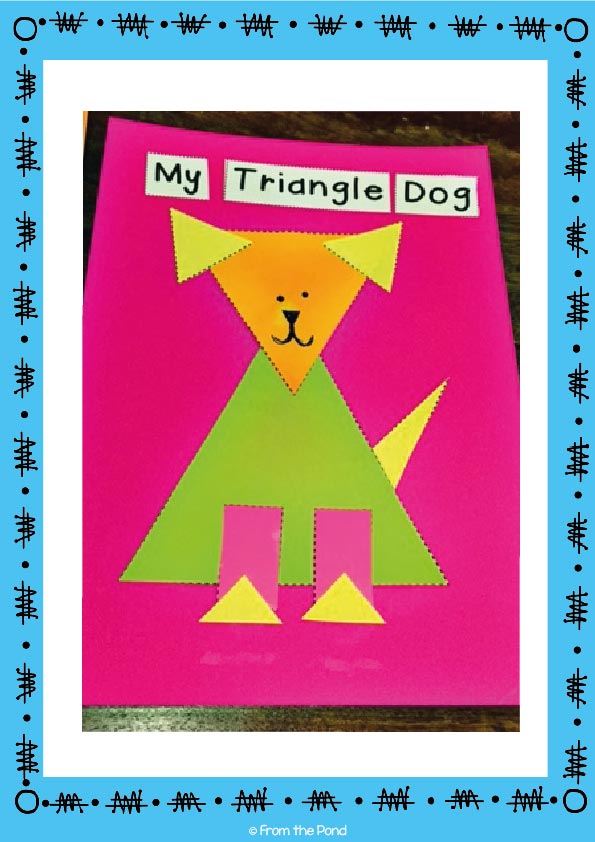 2D Shape Animal Crafts From the Pond