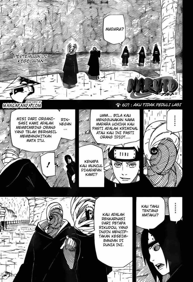 komik naruto 607 page 1