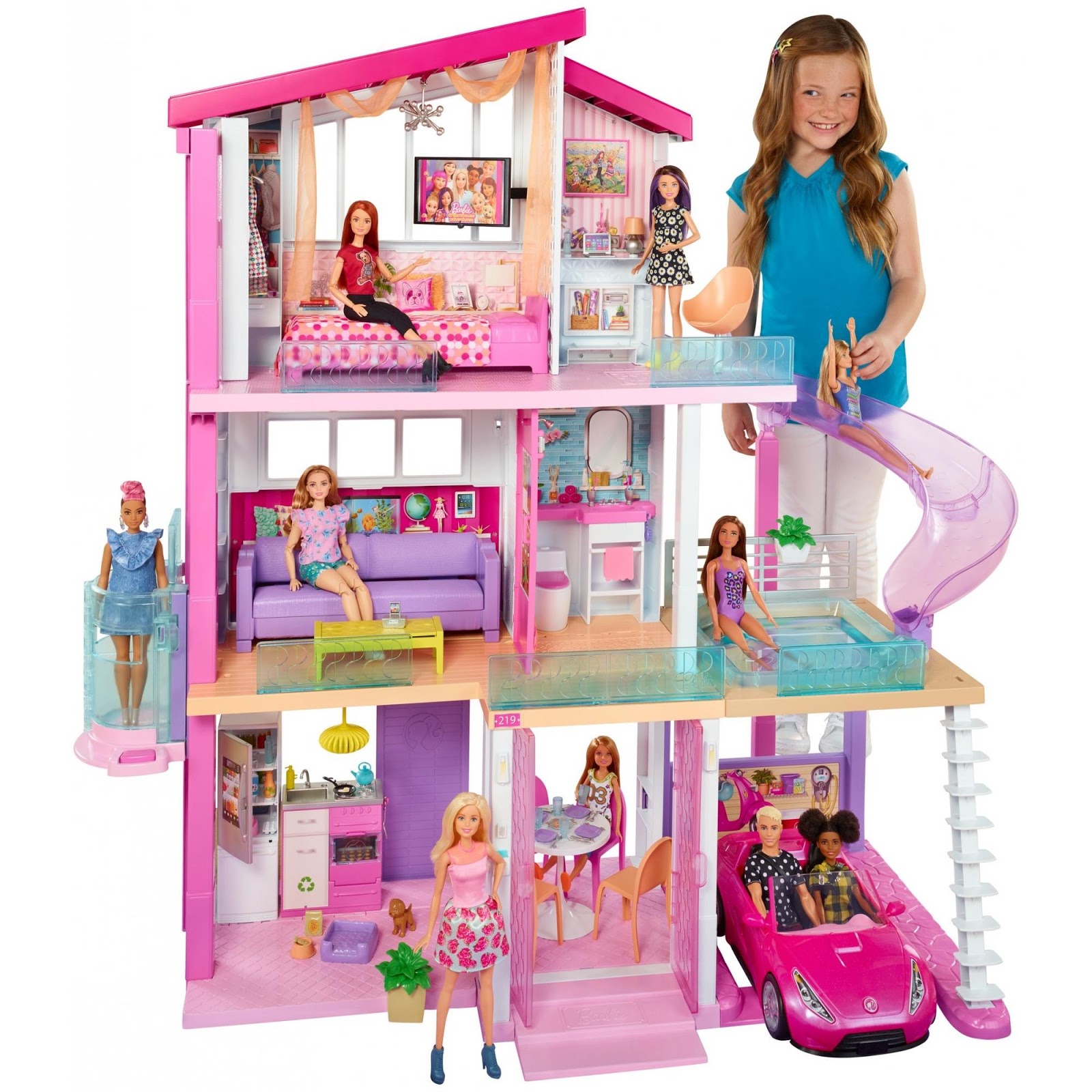 La Tienda De Lulú: Casa Barbie, Casa de los Sueños Barbie DreamHouse Original Mattel