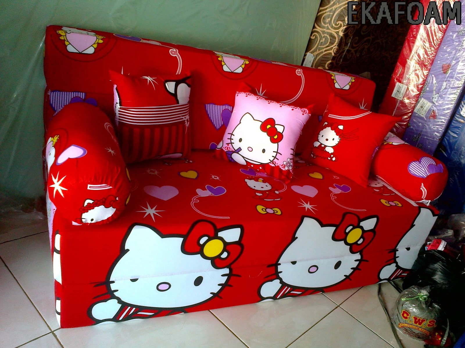 SOFA BED INOAC MOTIF ANAK