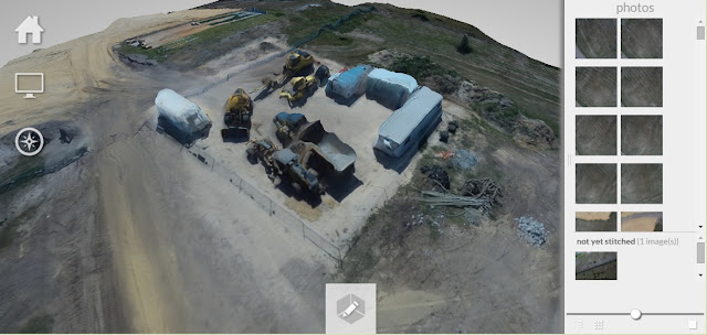 Small Construction Site - 3D Photomesh and Orthomosaic