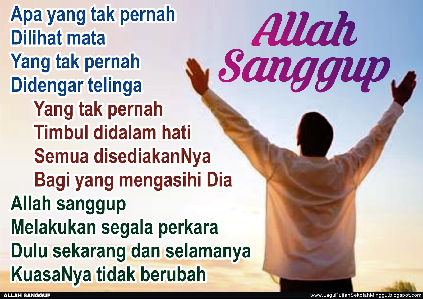 Lirik Lagu Pujian Rohani Kristen Sekolah Minggu Gereja