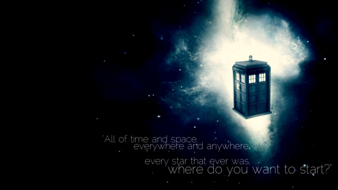 tardis typography 1280x720