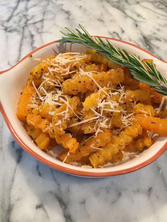 Redhead Says ROASTED BUTTERNUT ZIGZAG SQUASH