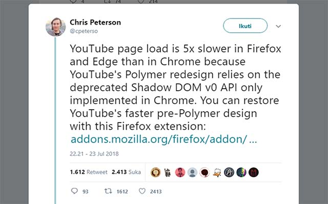 Mengapa YouTube Lemot Saat Diputar Microsoft Edge Dan Firefox?