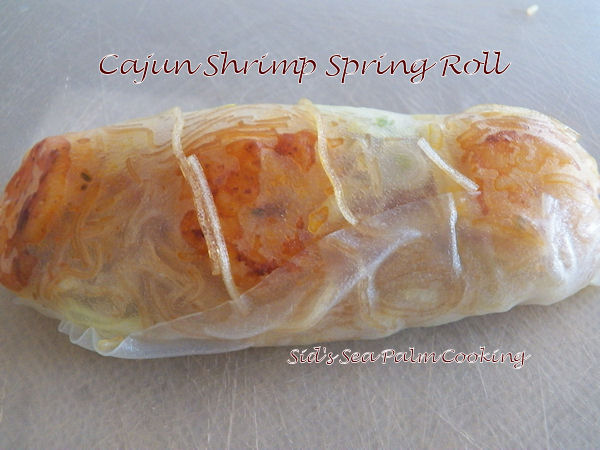 Cajun Shrimp Spring Roll