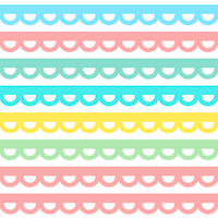 scalloped border pattern