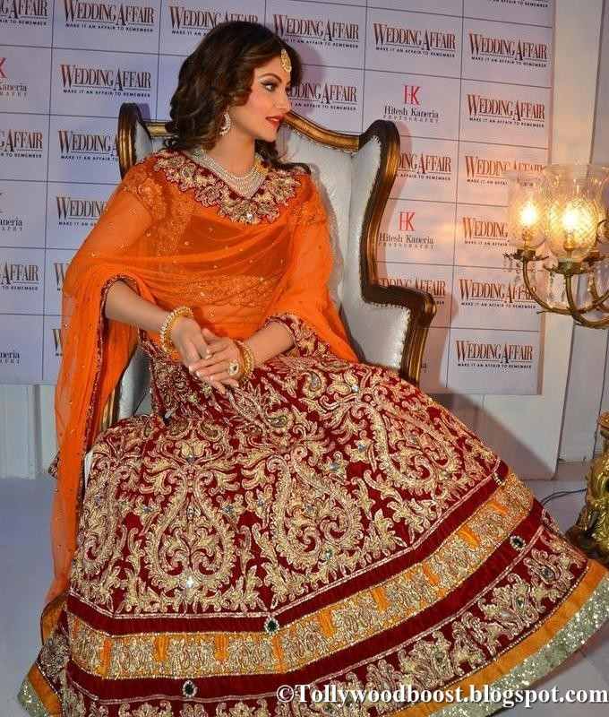 Hindi Model Urvashi Rautela Images In Beautiful Orange Dress