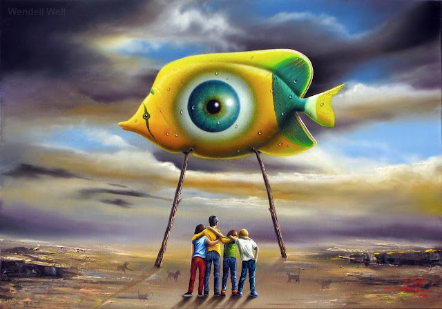 surreal painting