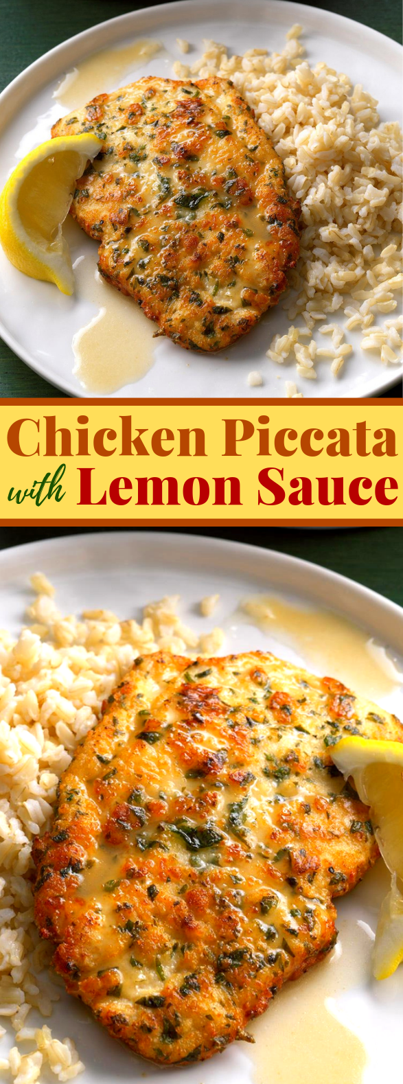 Chicken Piccata with Lemon Sauce #dinner #chickenrecipe