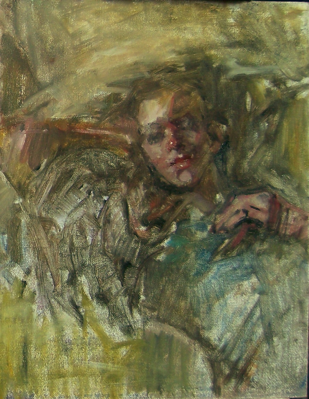 Kim Roberti Art Gallery "On My Easel" original oil/linen/board 8x10