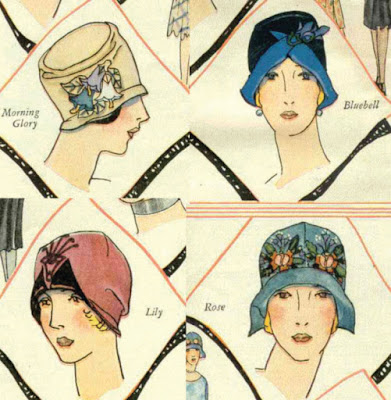 The Vintage Pattern Files: Free 1920's Sewing Patterns - Cloche Hats The Vintage Pattern Files: Free 1920's Sewing Patterns - Cloche Hats