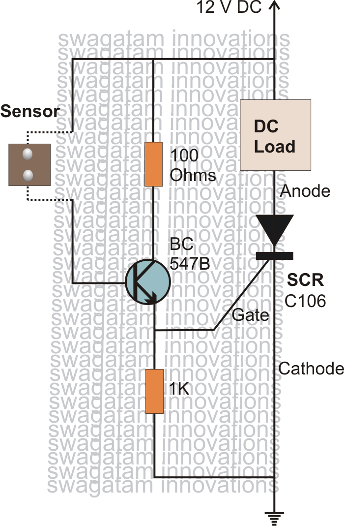 How to Make Simple SCR Application Circuits | Circuit Diagram Centre