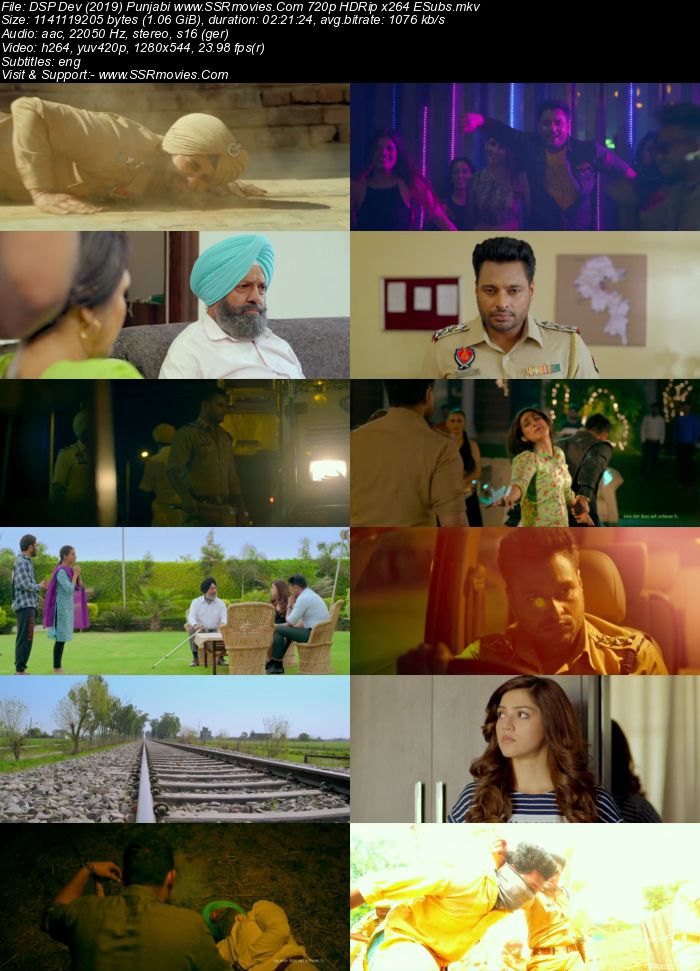 DSP Dev (2019) Punjabi 720p HDRip x264 1.1GB ESubs Movie Download