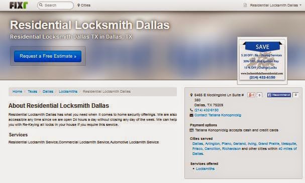 Residential Locksmith Dallas