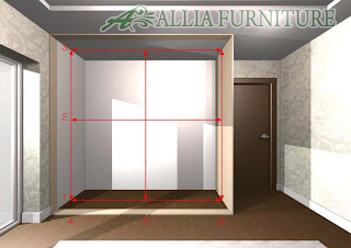 Image Model Lemari Ukuran Sisi Samping Untuk Pintu Kamar 