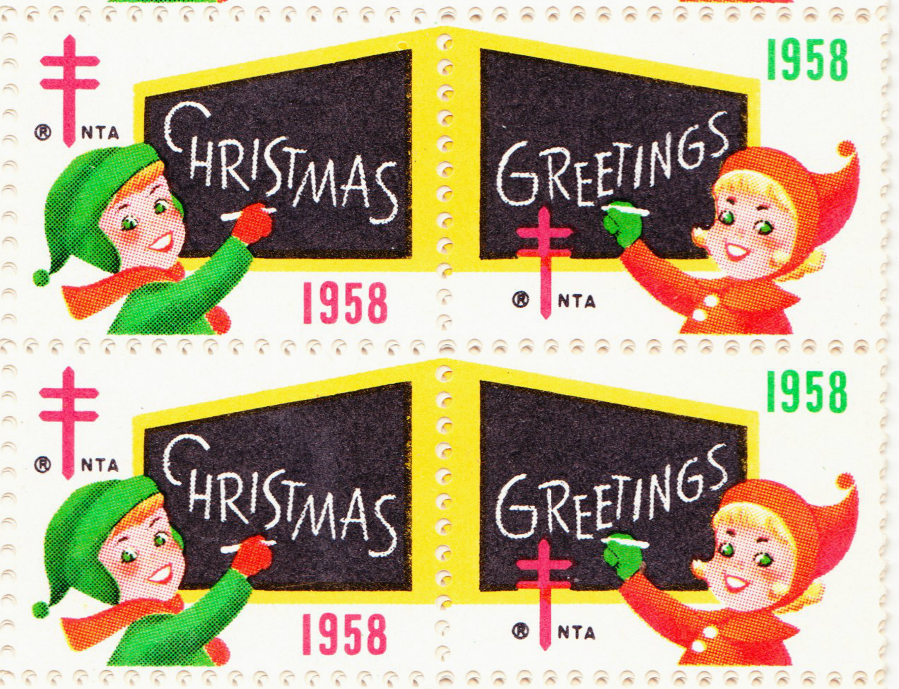 Papergreat Colorful gallery of vintage Cinderella stamps
