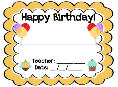 Humorous birthday certificate