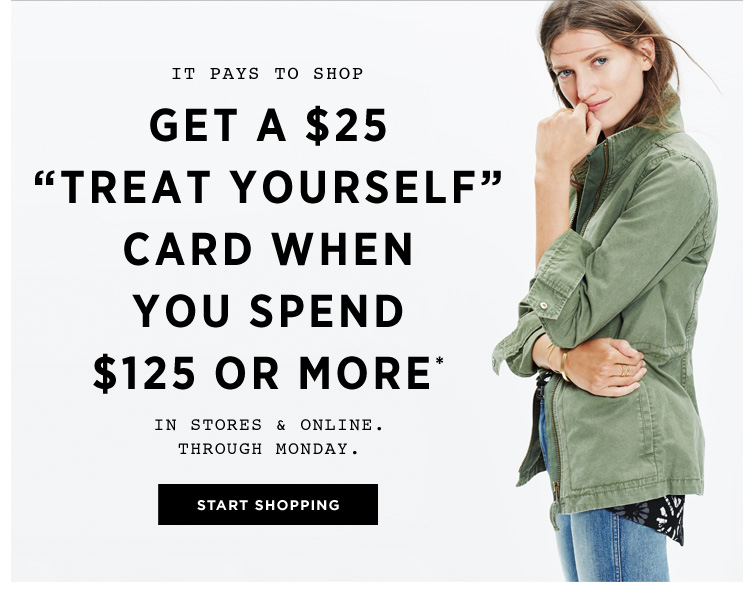 J.Crew Aficionada It Pays to Shop at Madewell Get 25 Card