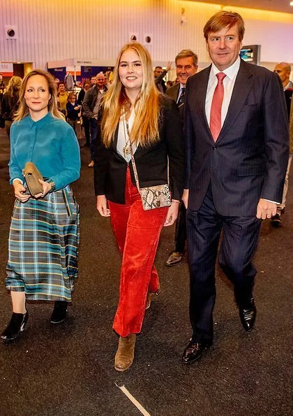 King Willem-Alexander, Crown Princess Catharina-Amalia, Princess Irene and Princess Margarita