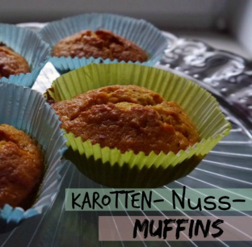 Mrs Kings Castle: Rezept - Karotten Nuss Muffins