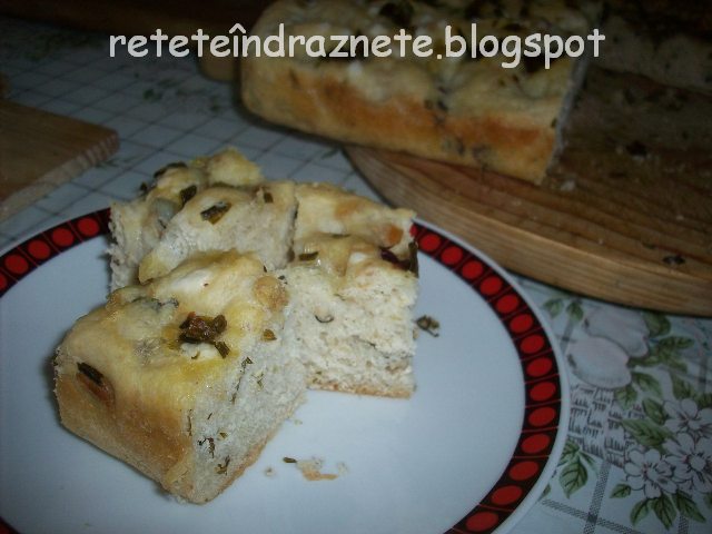 Focaccia cu praz – pâine italiană