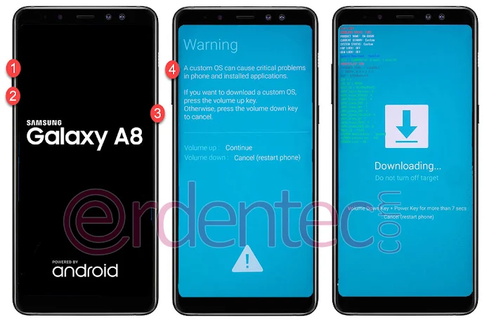 ROOT Samsung Galaxy A8 2018, Install TWRP