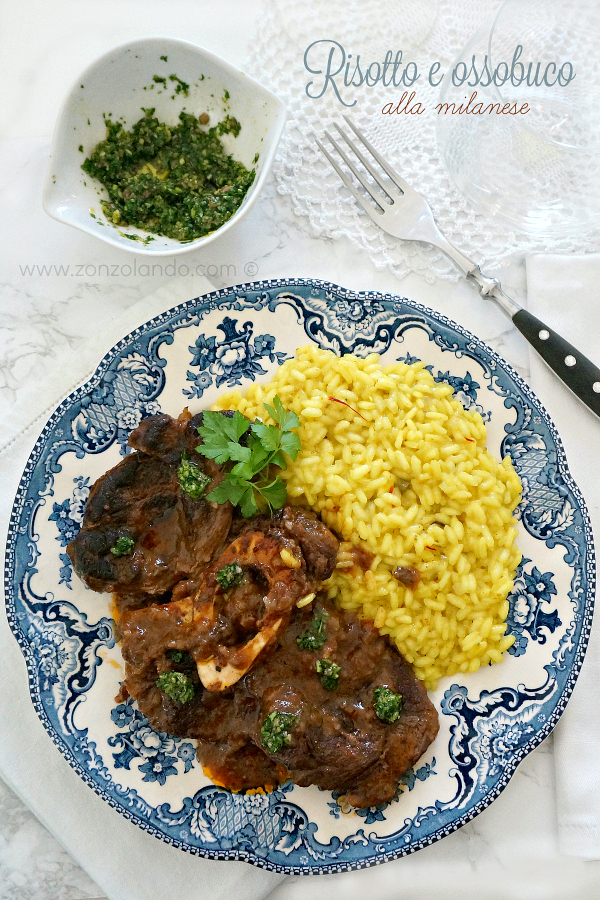 Risotto e ossobuco alla milanese Zonzolando