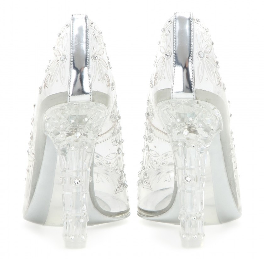 dolce and gabbana glass slippers