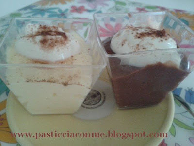 crema pasticcera vaniglia e cioccolato