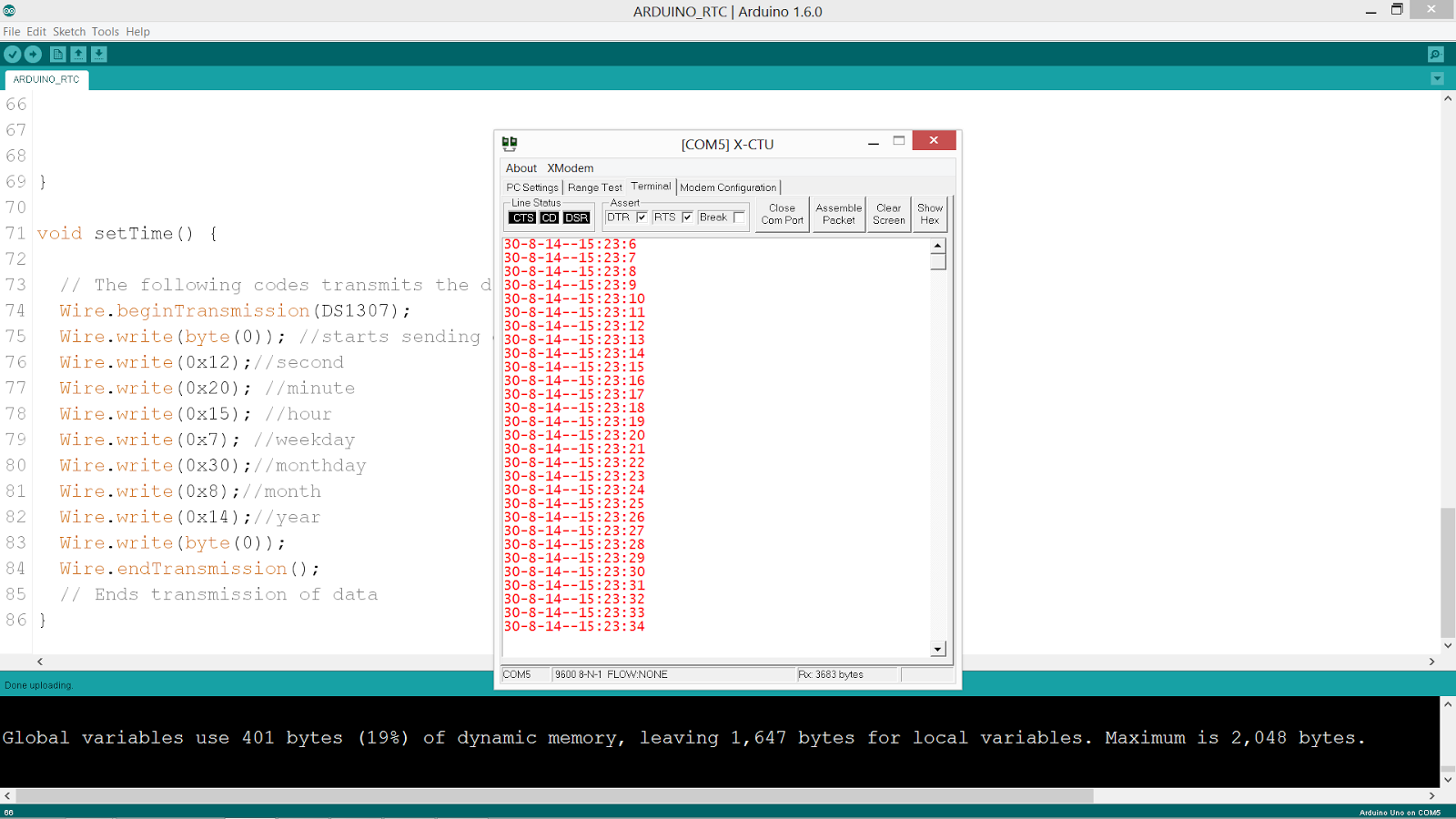 REAL TIME CLOCK (RTC) USING SMD IC BQ32000 AND ARDUINO - Emerging ...
