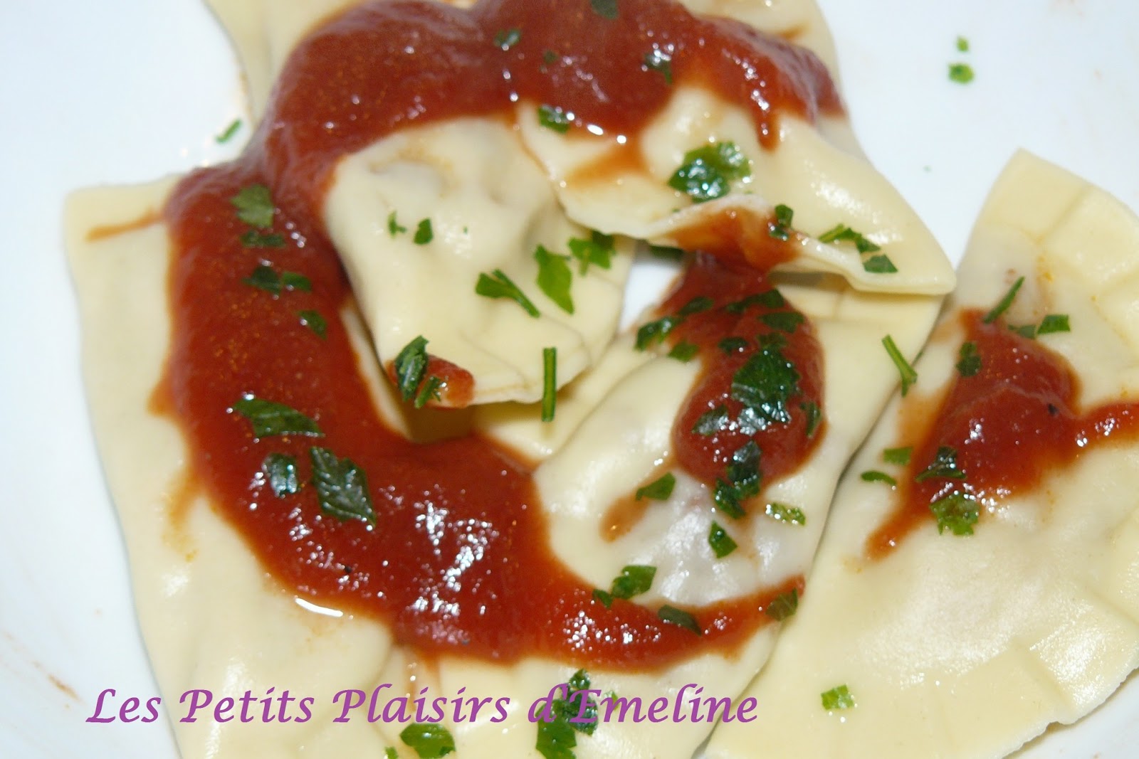 Les Petits Plaisirs d'Emeline: Ravioli maison