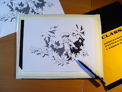 watercolor painting transfer wormworld saga steps