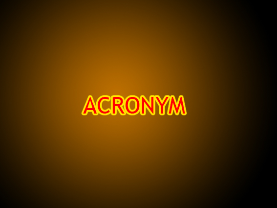 Vocabulary Akronim Bahasa Inggris COBA BAHASA INGGRIS