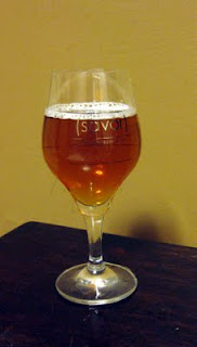 I really like the SAVOR glasses this year, especially for this golden sour ale.