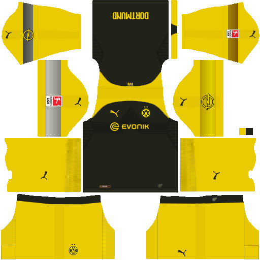 kit dream league soccer 2019 dortmund