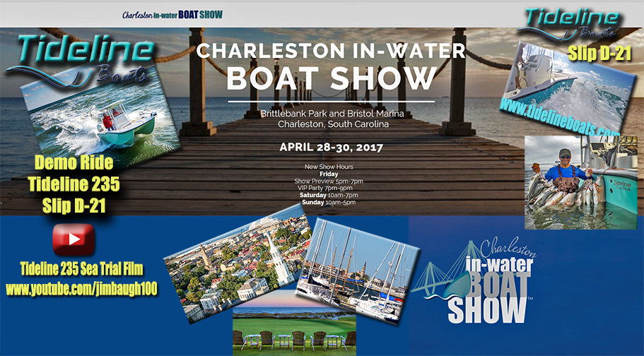 Jim Baugh Outdoors TV: Charleston In-Water Boat Show April 28-30 Come