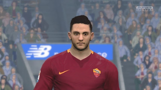 Konstantinos Manolas Face A S Roma Pes 2017 Pes Belgium Glory