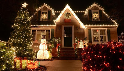 ideas para decorar la casa en navidad con muchas luces