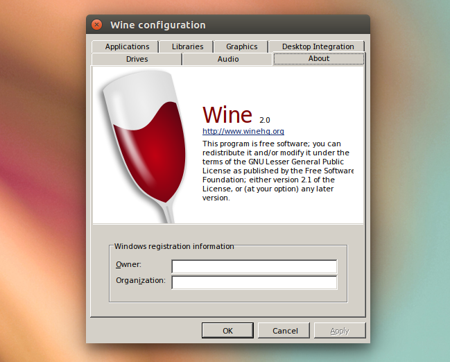 wine su ubuntu