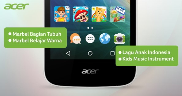 Media Interaktif di Acer Liquid Z320