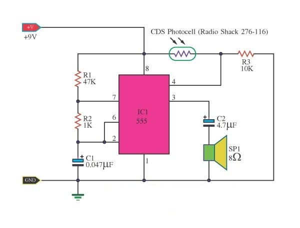 Storm Detector Circuit Diagram