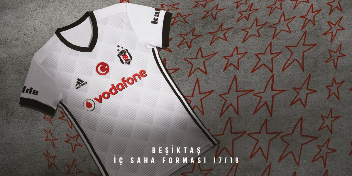 Beşiktaş JK 2017/18 adidas Home, Away and Third Jerseys - FOOTBALL FASHION