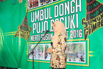 Kirab Gunungan Umbul Dungo pujho Basuki dan jathilan bekso kudho Mataram Merti Dusun Krebet Desa Wisata Krebet Sendangsari Pajangan 2016