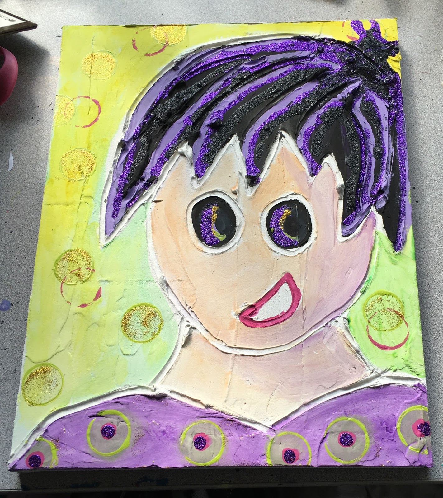 WJC's Digital World Painting With Joint Compound As A Base