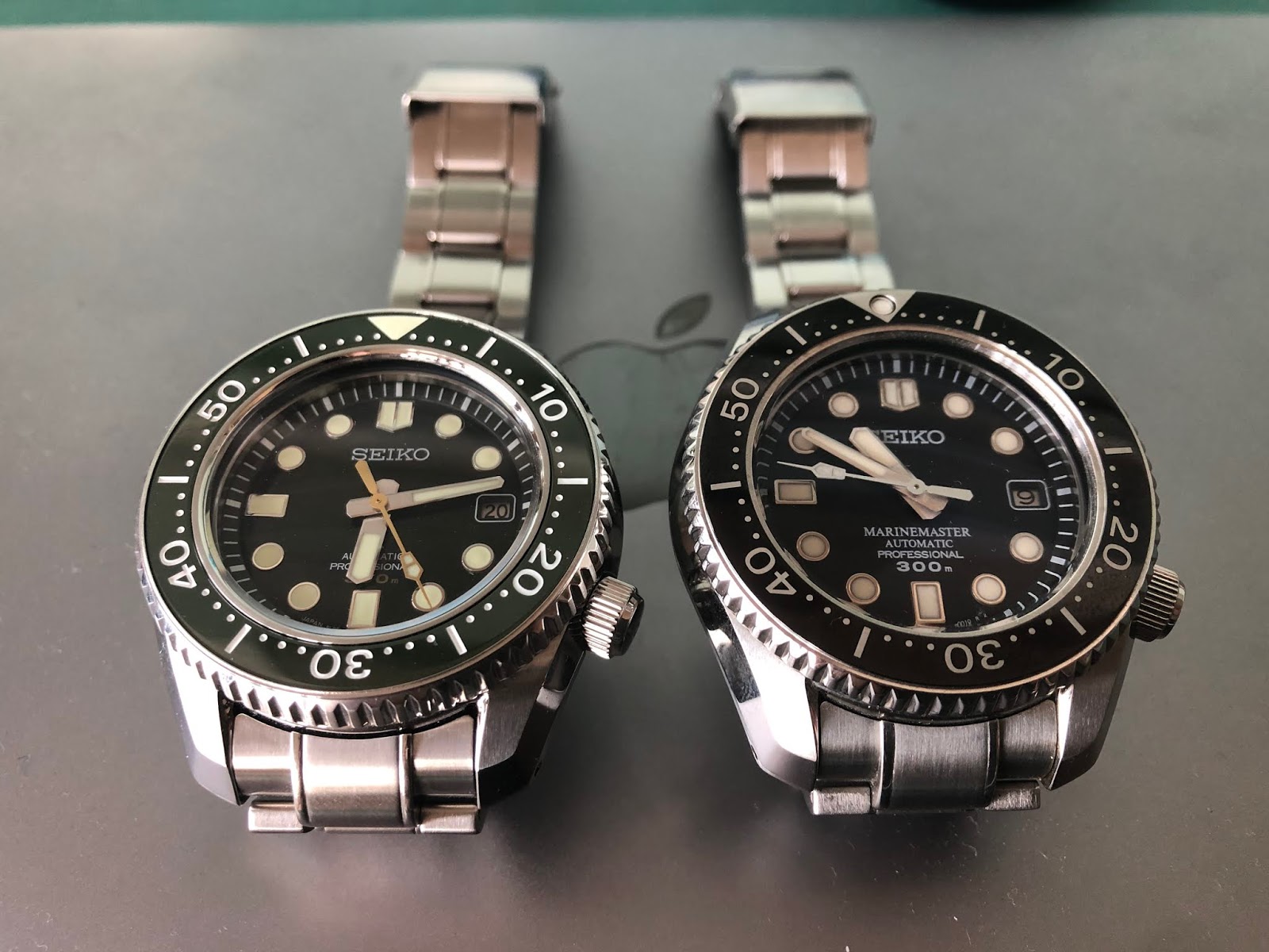 My Eastern Watch Collection: Head-to-Head: Seiko Prospex 300m SLA019J1 Deep  Forest versus Seiko 300MM SBDX001 Marinemaster