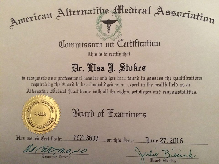 phd certificate