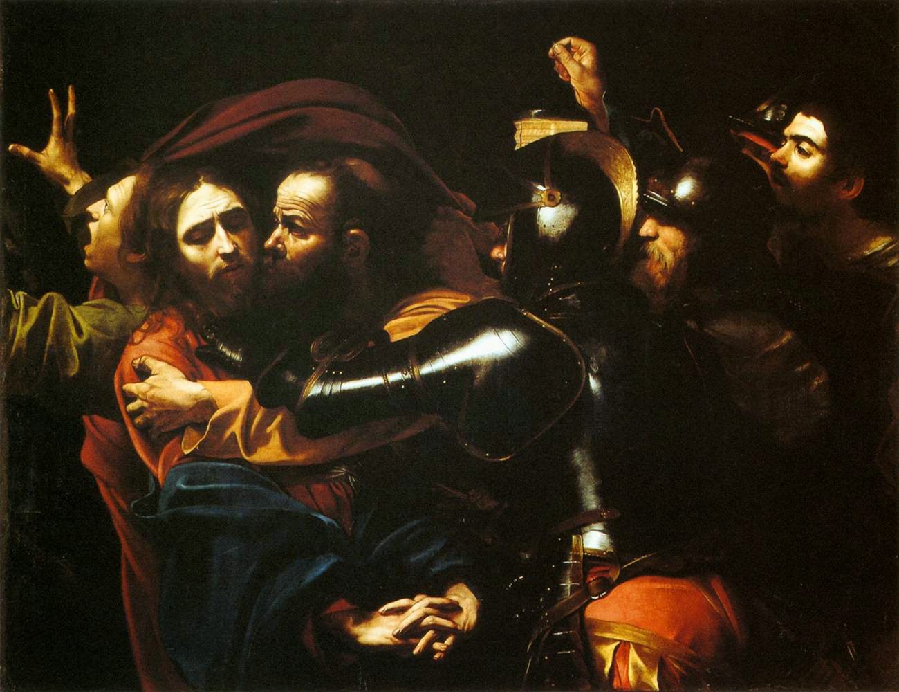 Caravaggio, The Taking of Christ, 1602