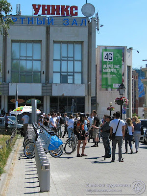 велопарковка у Казанского  университета