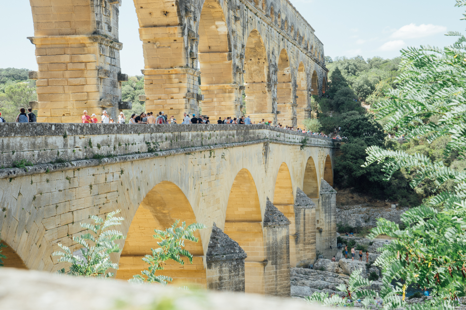 法國： 屹立千年的嘉德水道橋 (Pont du Gard, France)